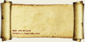 Jakov Stamenković vizit kartica